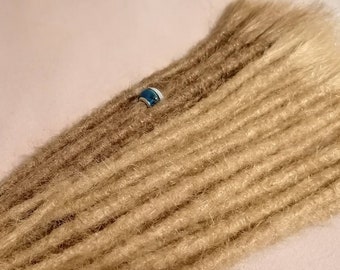 Dreadset aschblond ~ 50 cm Echthaar Dreadextensions Dreads Dreadlocks Dreadverlängerungen real human hair worldwide shipping