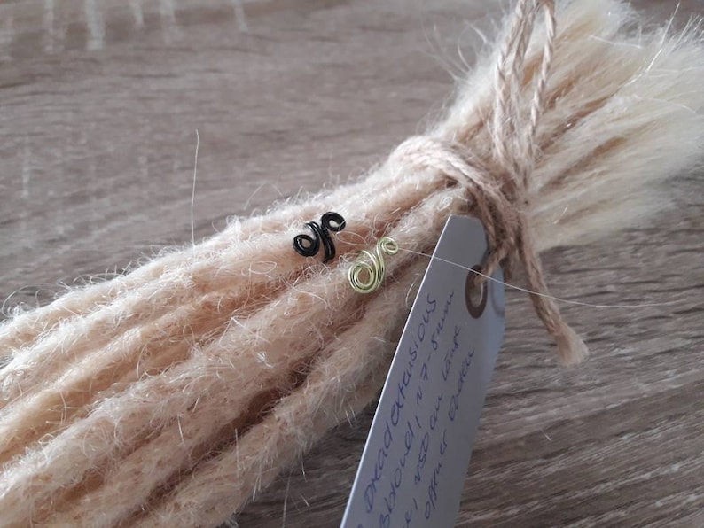 Echthaar Dreads 5-120 St\u00fcck extralange alle Farben! hochwertige Dreadextensions 50cm 20 Dreadlocks Dreadverl\u00e4ngerungen