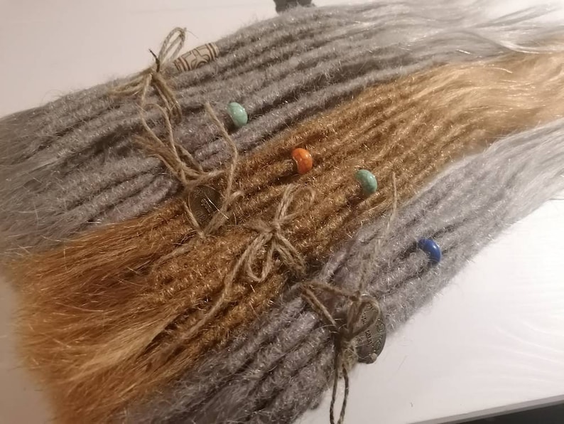 Echthaar Dreads individuelle Farbanpassung Hochwertige Dreadextensions Dreadlocks Dreadverlängerungen alle Längen Bild 7