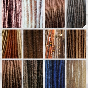 Echthaar Dreads - individuelle Farbanpassung! Hochwertige Dreadextensions Dreadlocks Dreadverlängerungen - alle Längen!