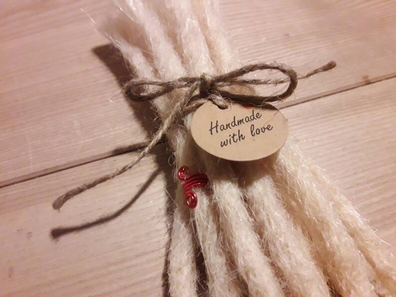 Echthaar Dreads 5-120 St\u00fcck extralange alle Farben! hochwertige Dreadextensions 50cm 20 Dreadlocks Dreadverl\u00e4ngerungen