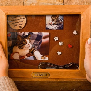 Memory box, Pet hair memorial, Pet remembrance gift