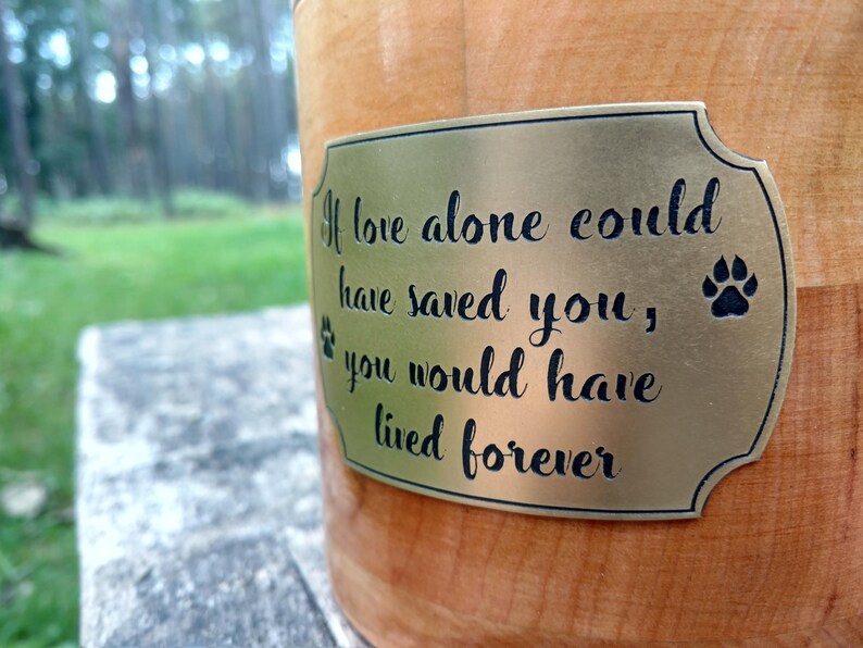 Hund Erinnerung Geschenk Haustier Urnen für Hunde Katze Etsy