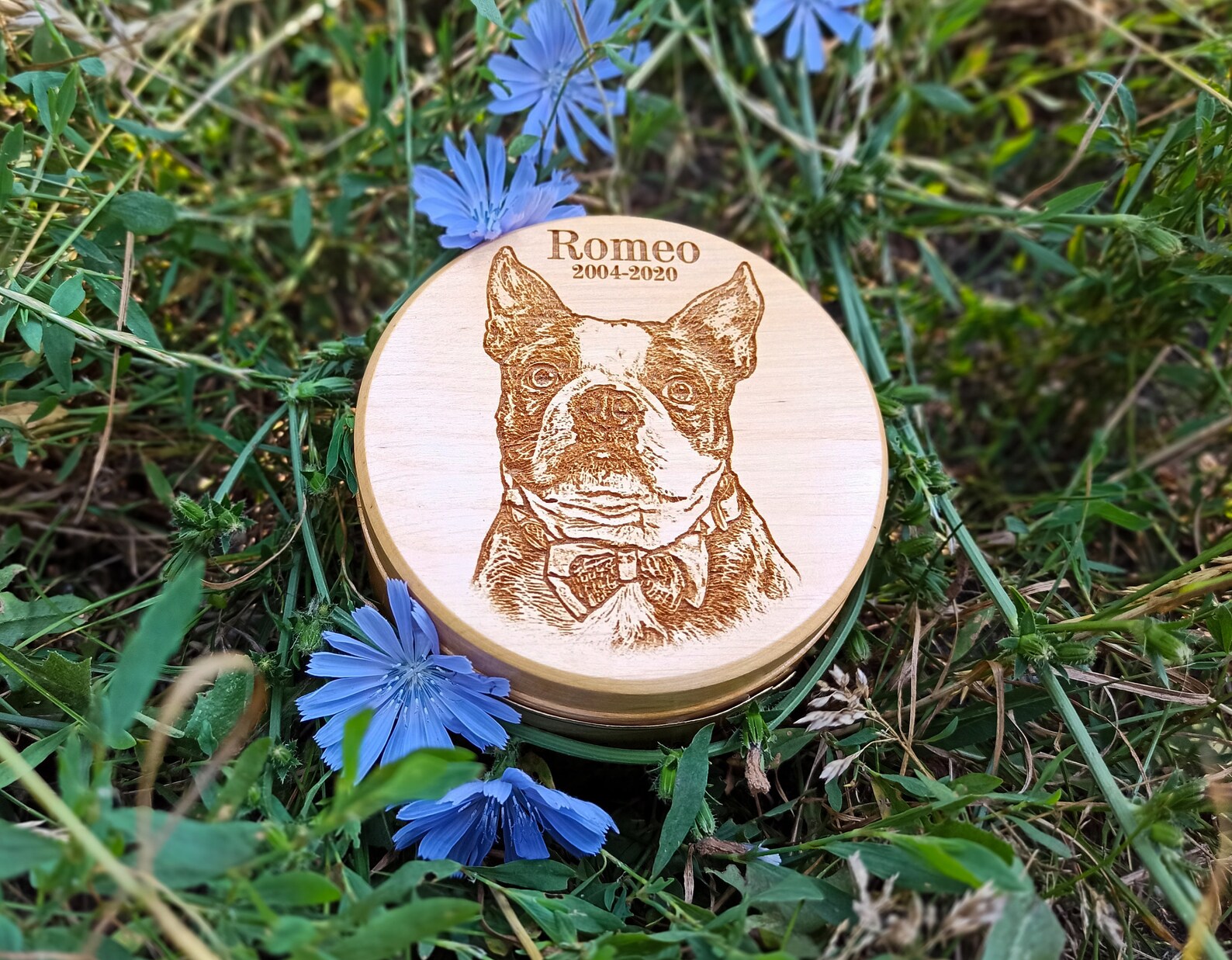 Dog Ashes Box Wooden Urn Dog Parent Gift Etsy