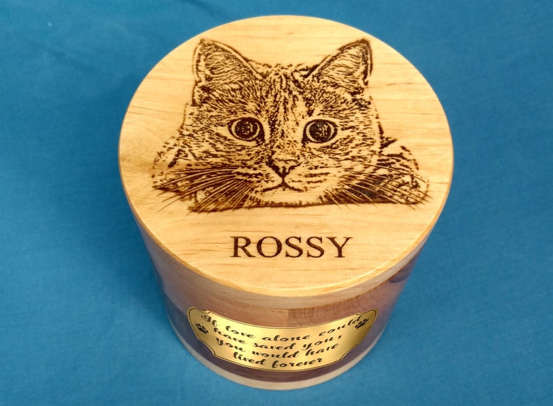 Gifts for dog owners Personalized pet urn Cat ashes | Etsy