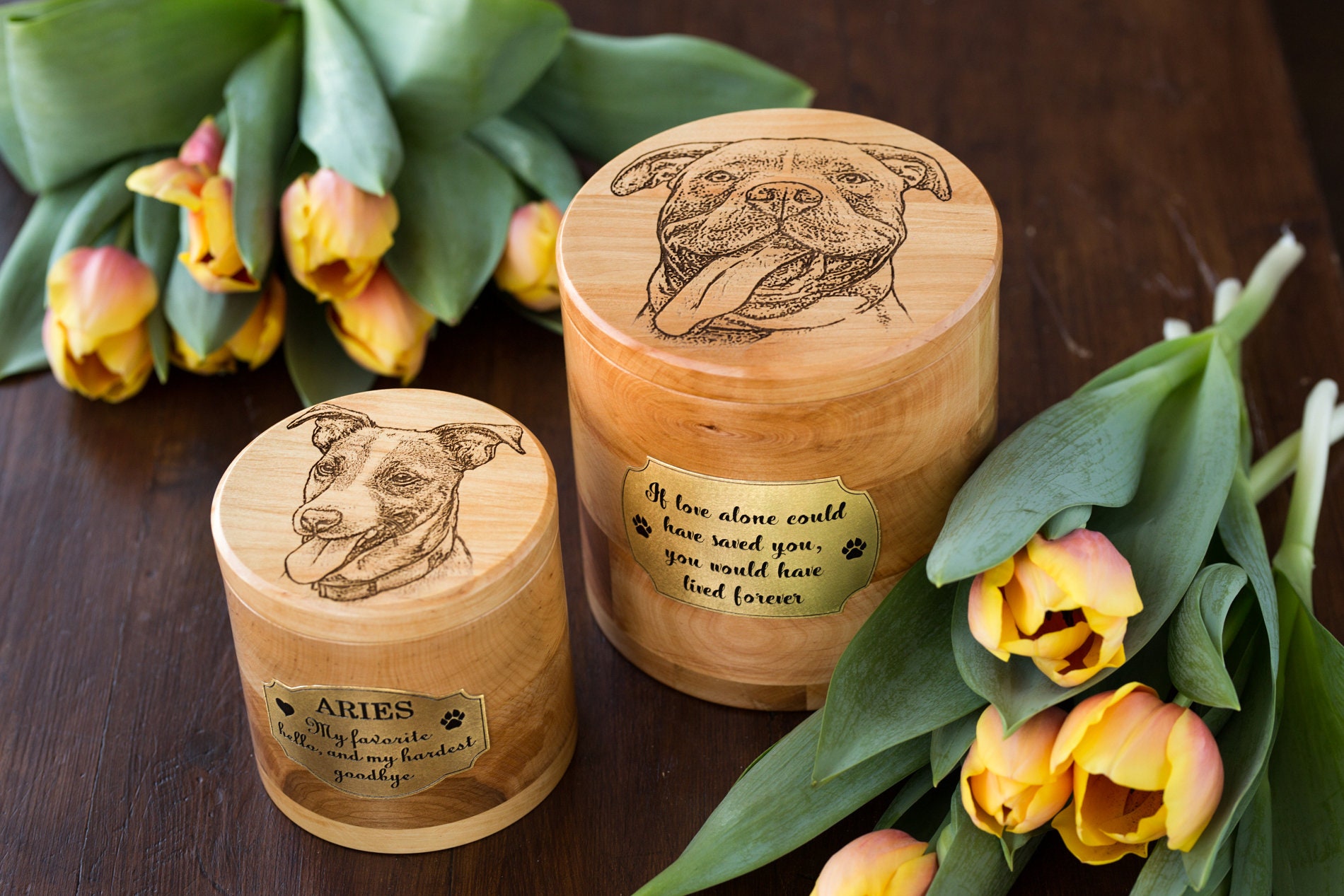 Small Keepsake Box Pet Urn Dog Ashes Box Etsy UK