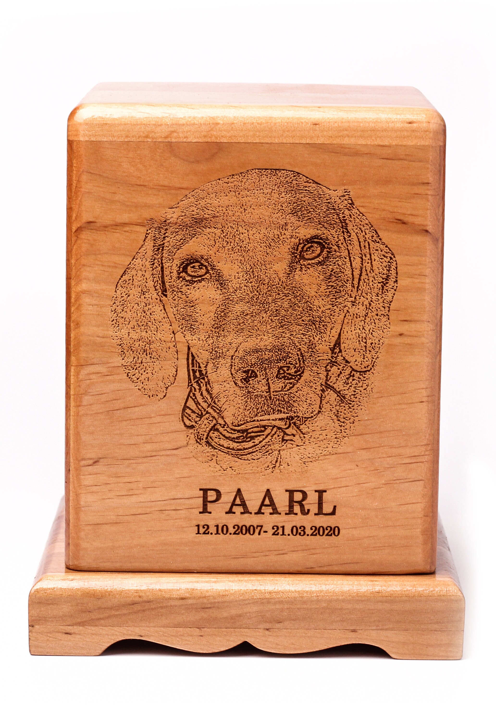 Holz Andenken Box groß Haustier Urnen für Hunde Rhodesian Etsy