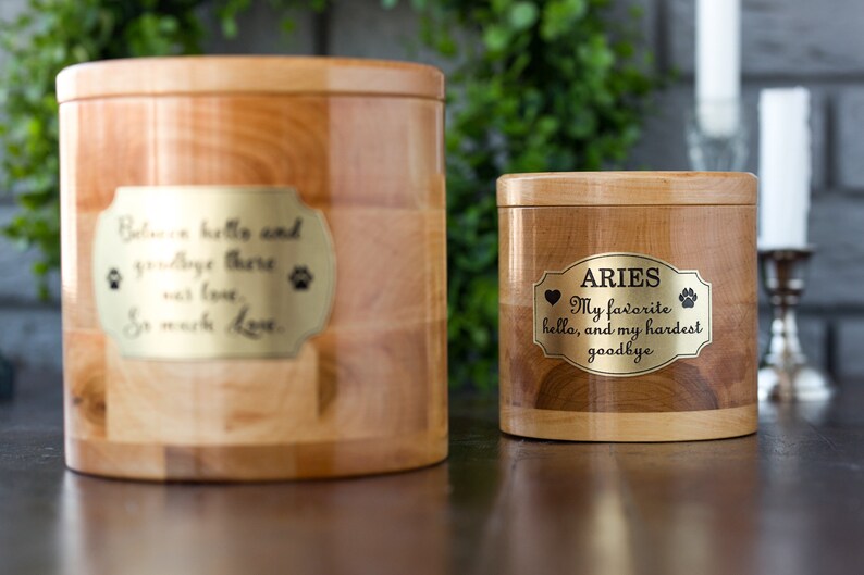 Small Keepsake Box Pet Urn Dog Ashes Box Etsy