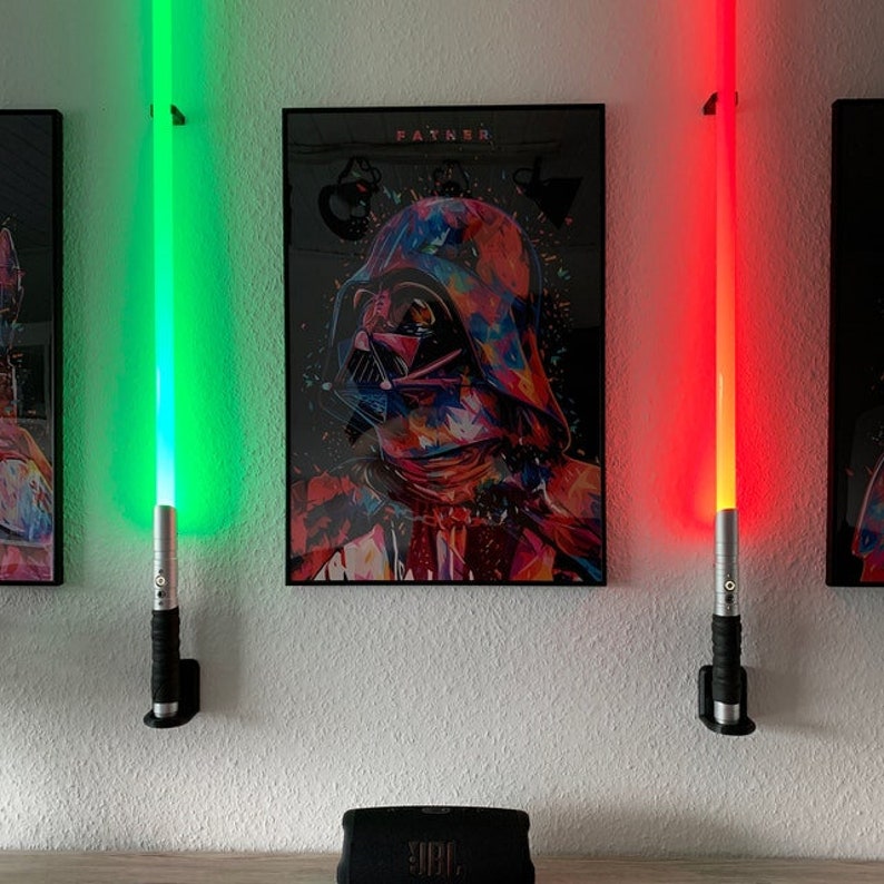 3D Printing Wall Mount for Lightsaber / Laser Sword - Etsy