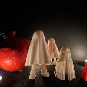 Süßer Halloween Geist mit Füßen - 3D gedruckt -