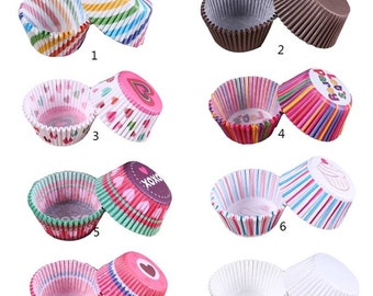 CUPCAKE Bun CASES 100pcs Colorful Paper Fairy Cake Cup Liner Baking Kitchen Muffin Box Birthday Party Tray Mold Decorating Tools CUPCAKE Bun CASES 100pcs Colorful Paper Fairy Cake Cup Liner Baking Kitchen Muffin Box Birthday Party Tray Mold Decorating Tools