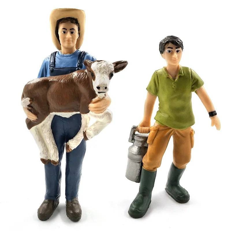 People Miniature Farmers little 710cm 1pc Mini Model Figurine Etsy