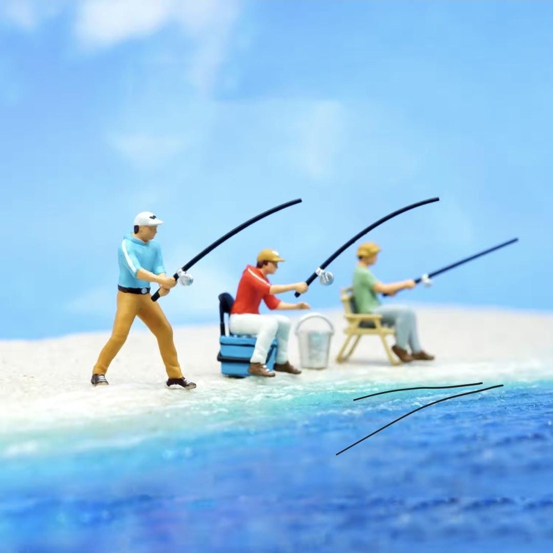 ミニチュア漁師フィギュア：HO/Sスケールジオラマ人形 - Etsy 日本