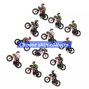 Miniatuur FIETSEN 1:87 wielrennen sport wielrenner Mensen Bike Tour de France speedway Schaalmodel mini klein beeldje mensen klein