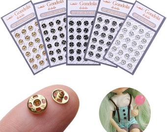 Mini poupée miniature 5 mm 24 pièces pour petit bébé animal de compagnie facile à confectionner, coudre et coudre des vêtements, une petite fermeture à tricoter