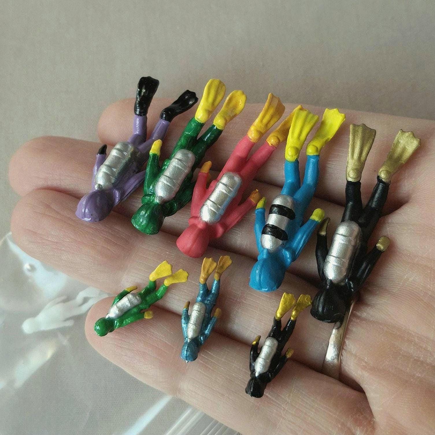 【美術品】フィギュア 国宝 東塔 水煙 ダイキャストレプリカミニチュア ミニチュア・スキューバダイバーフィギュア：海洋探検家モデル（2cm