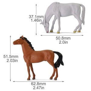 COWS HORSES cattle miniature 1:43 scale mini figure farm animals pony farmer shepherd ranch herd country ponies scene model little farming