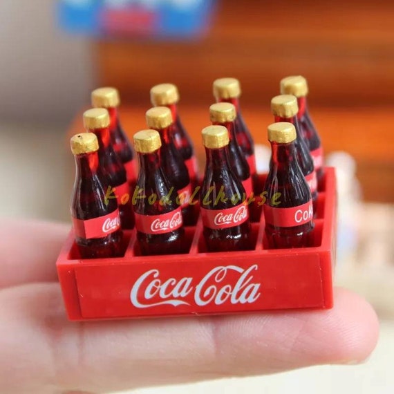 12 Bottles 1/6 Scale Accessories Model Scene Cola Bottle Drinks Cola Box 12 Bottles 1/6 Scale Accessories Model Scene Cola Bottle Drinks Cola Box