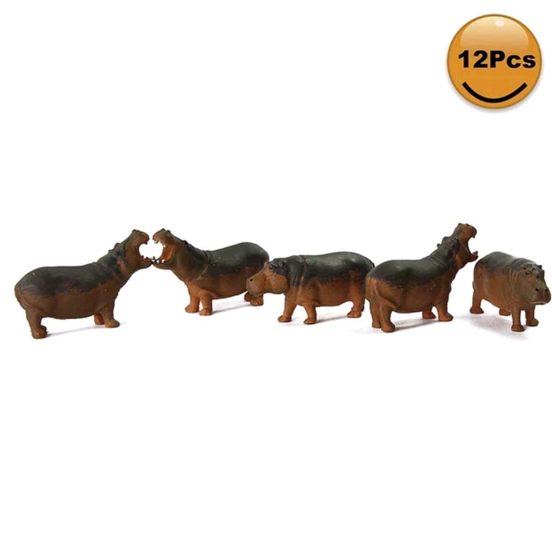 HO Scale Miniature Jungle Animal Figures, 1:87 Diorama Model - Etsy