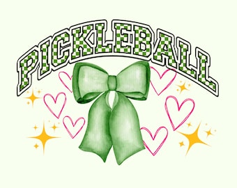 Pickleball Png Coquette Sublimation Design Cute Pickleball Png Design for Shirt   Pickleball Quotes Png Coquette Sport Png Shirt Design