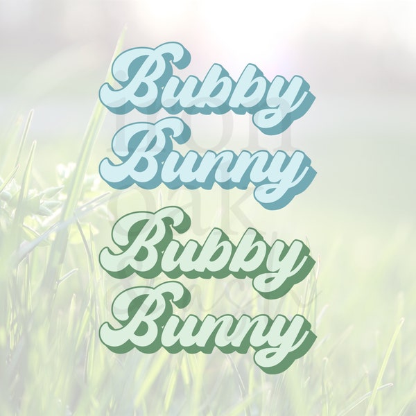 Bubby Bunny PNG, Pâques rétro PNG, Baby Easter Fond transparent, Pâques enfant, PNG Sublimation, Cricut, Silhouette