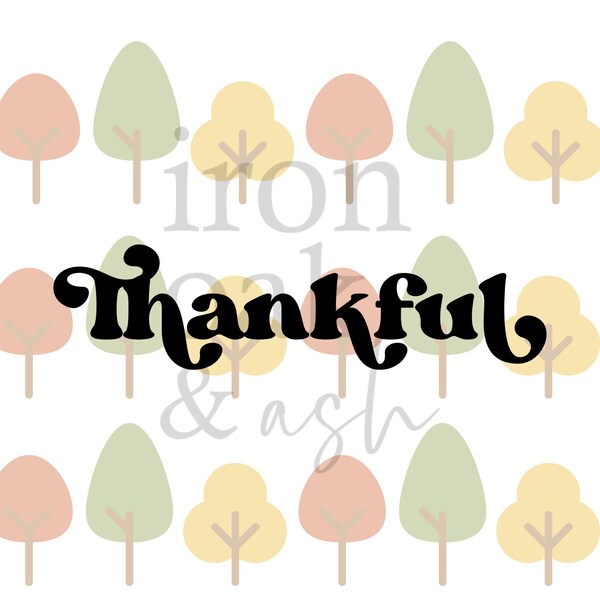 Thankful SVG & PNG Bundle, Thankful Cut Files, Thanksgiving svg, PNG Sublimation, Fall svg, Cricut Silhouette