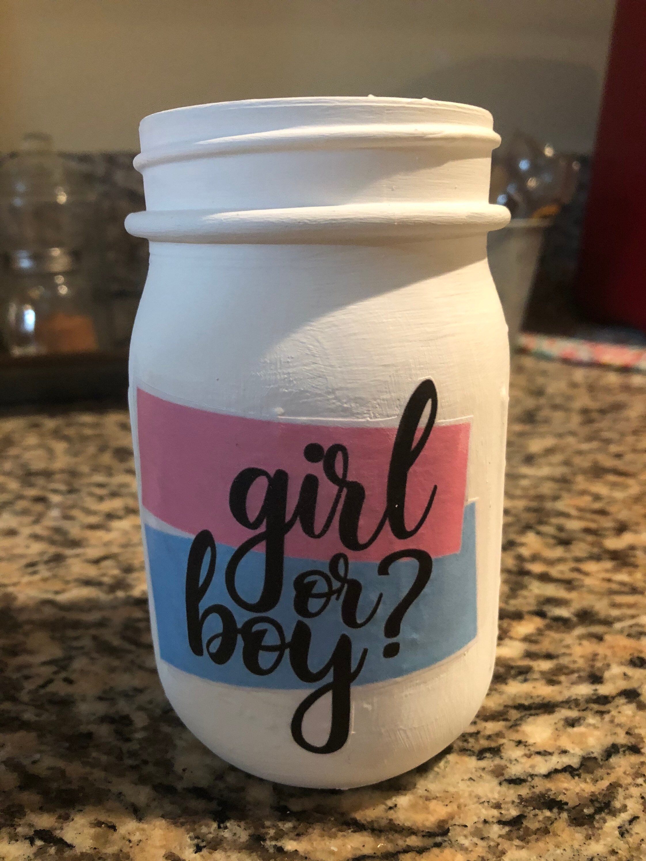 Gender Reveal Mason Jar Candles Etsy