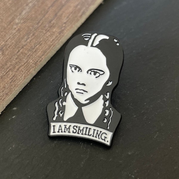 Wednesday Addams Enamel Pin Badge