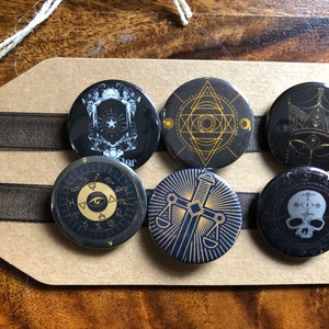 Tarotkort (Mörka) - Knappnålsset