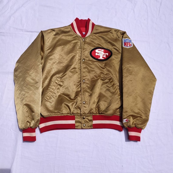 Vintage 90s Starter 49ers Nfl Varsity satin jacket