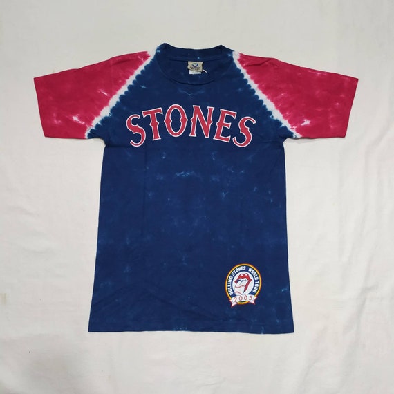 Rolling Stones Boston 05 world tour tie dye tee