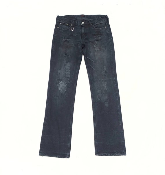 Jackrose Distressed Patchwork pants
