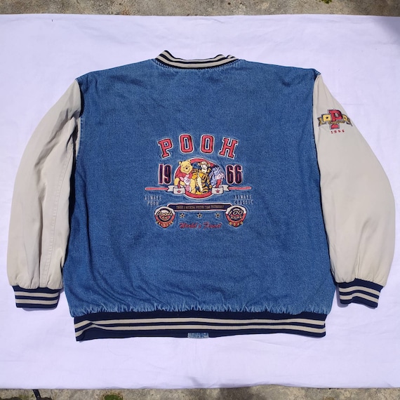 Vintage Varsity Disney Pooh embroidery