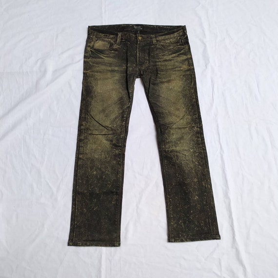 Number Nine Takahiro Miyashita Acid wash denim pan