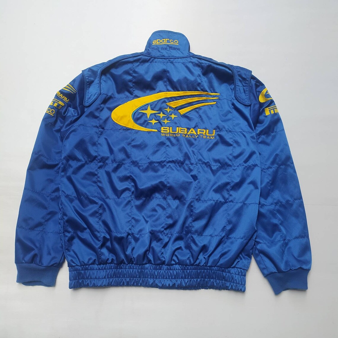 Vintage 90s Sparco Subaru world rally team jacket | Etsy