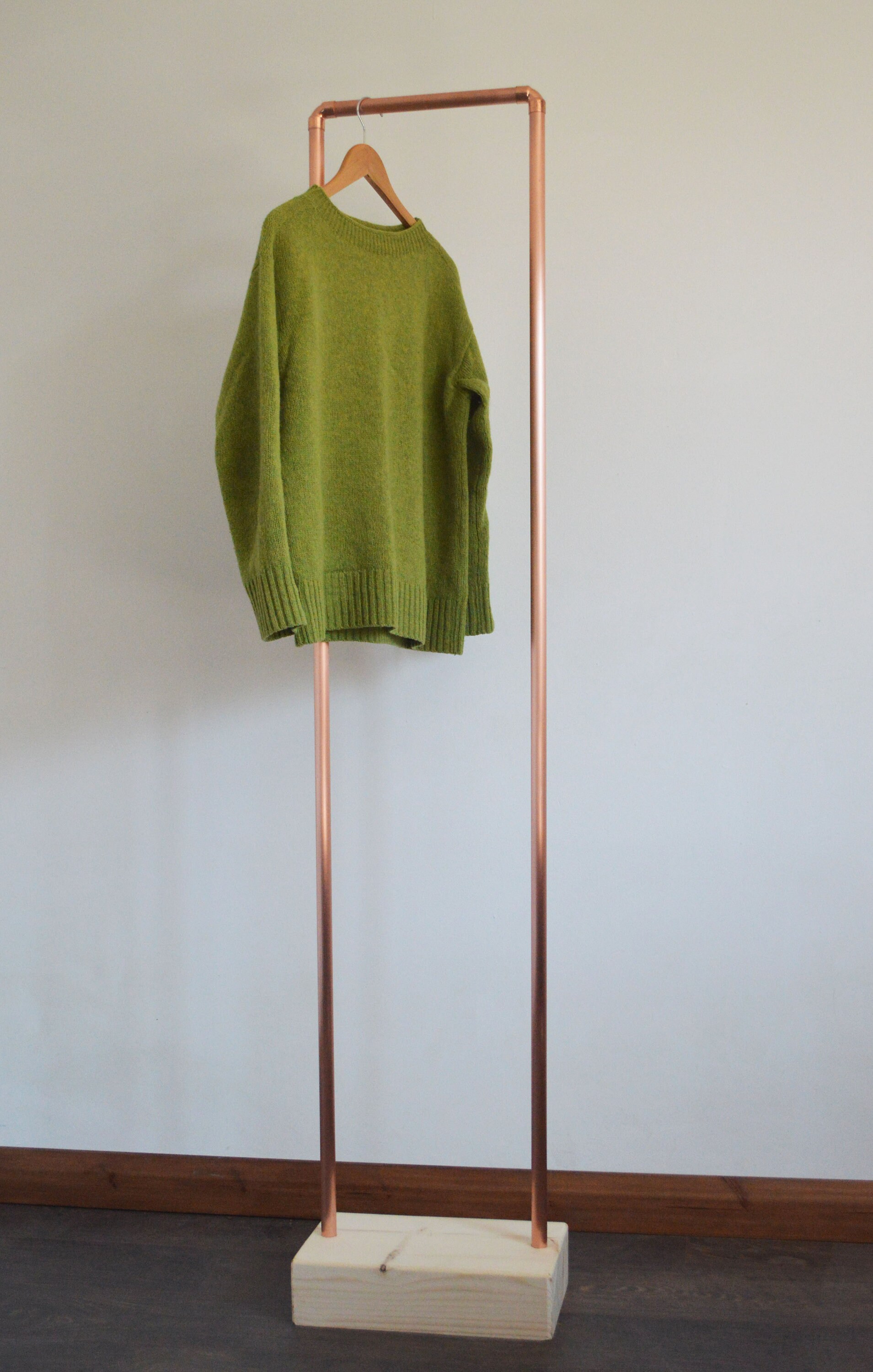 Handmade Clothes Rail Copper Pipe Clothing Rack Industrial Etsy