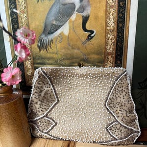 Vintage beaded Clutch Bag