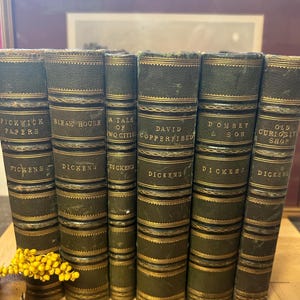 Charles Dickens Collection set of 18 books/tomes  with 8 Illustrations Chapman and Hall 1868
