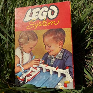 Vintage 1960s Lego System Road Signs 232 In Original Box