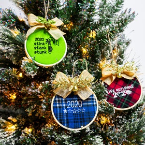 Grinch ornaments, funny christmas ornaments, christmas ornament 2020, face mask ornament, pandemic christmas ornament, funny ornament, USA