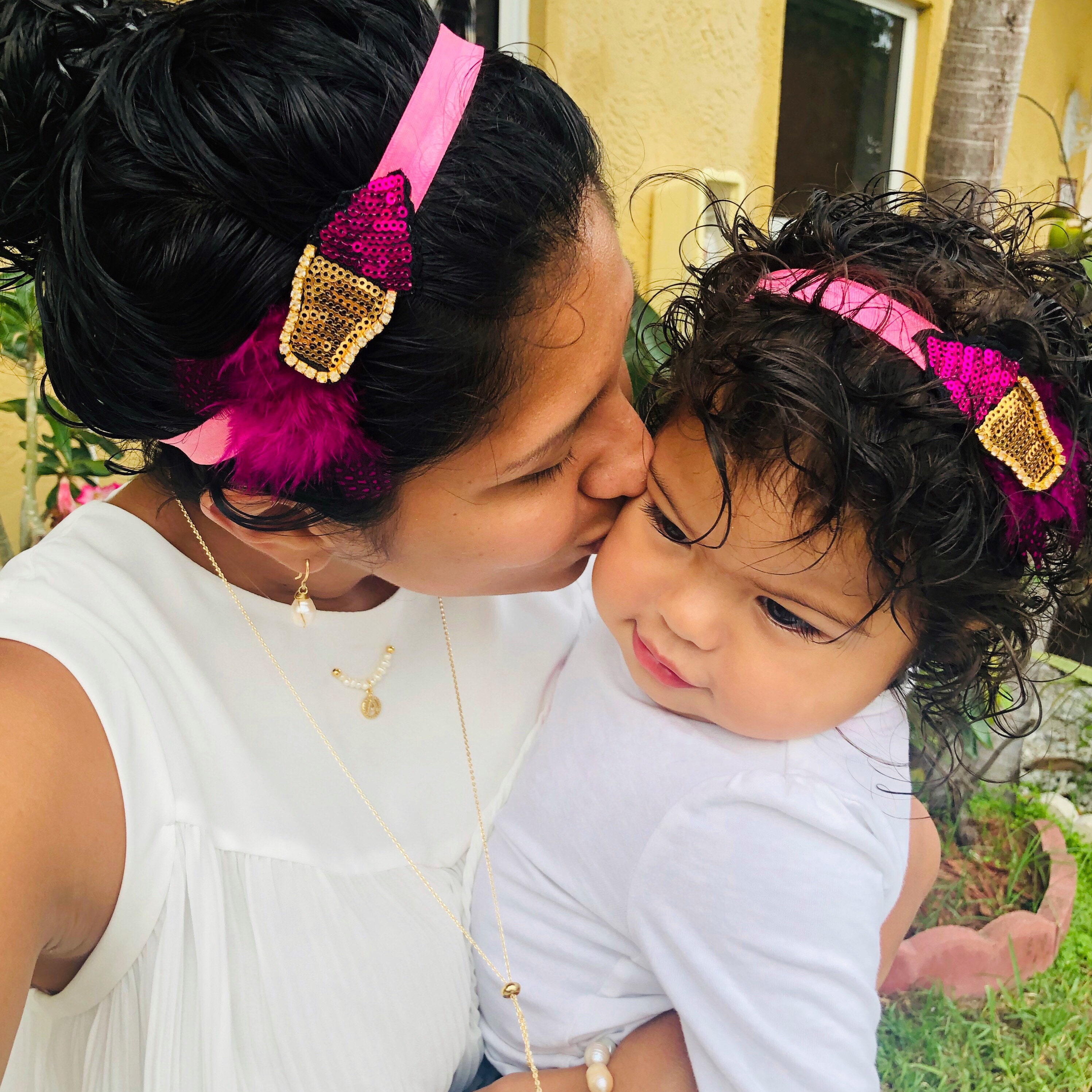 Mom and baby headbands, Mommy and me headbands, matching headbands set, fabric headbands for women, adult headbands, soft baby headbands