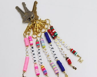 Jada Keychain Keyring Zipper Pull Personalized Girls Womens Name Ganz NEW 