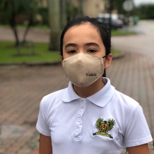 Back to school face mask with filter, reusable face mask, face mask with filter,  children face mask, washable face mask, adult mouth cover