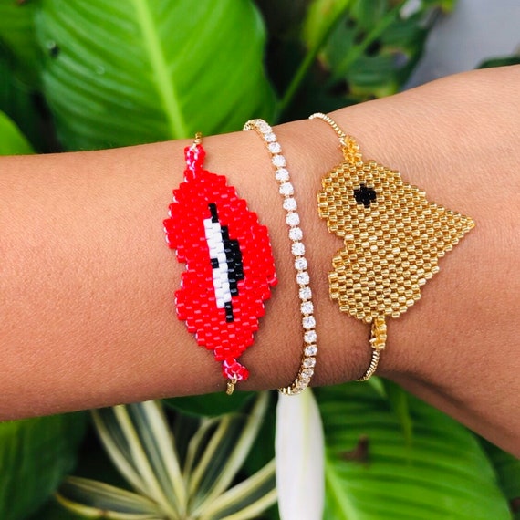 Handmade Miyuki Heart Bracelet