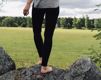 Damen Leggings "Skåne", kurze Leggings, lange Leggins, Leggins in verschiedenen Längen, Stoffmuster wählbar,  smalandkids