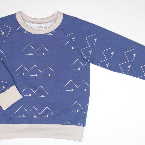 Sofortkauf, Sweatpullover "Målilla", Sommersweat blau, smalandkids