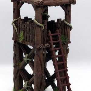 Torre de vigilancia centinela / Terreno de aldea o pueblo pequeño / Terreno de juego de guerra