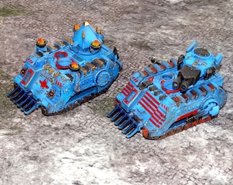 Grimdark Sci Fi APC-stridsvagn: Resinminiatyrer för krigsspel