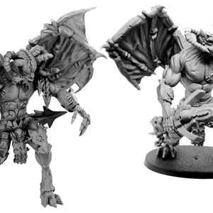 Daemon Prince/Balor (proxy resin miniature for D&D / wargames)