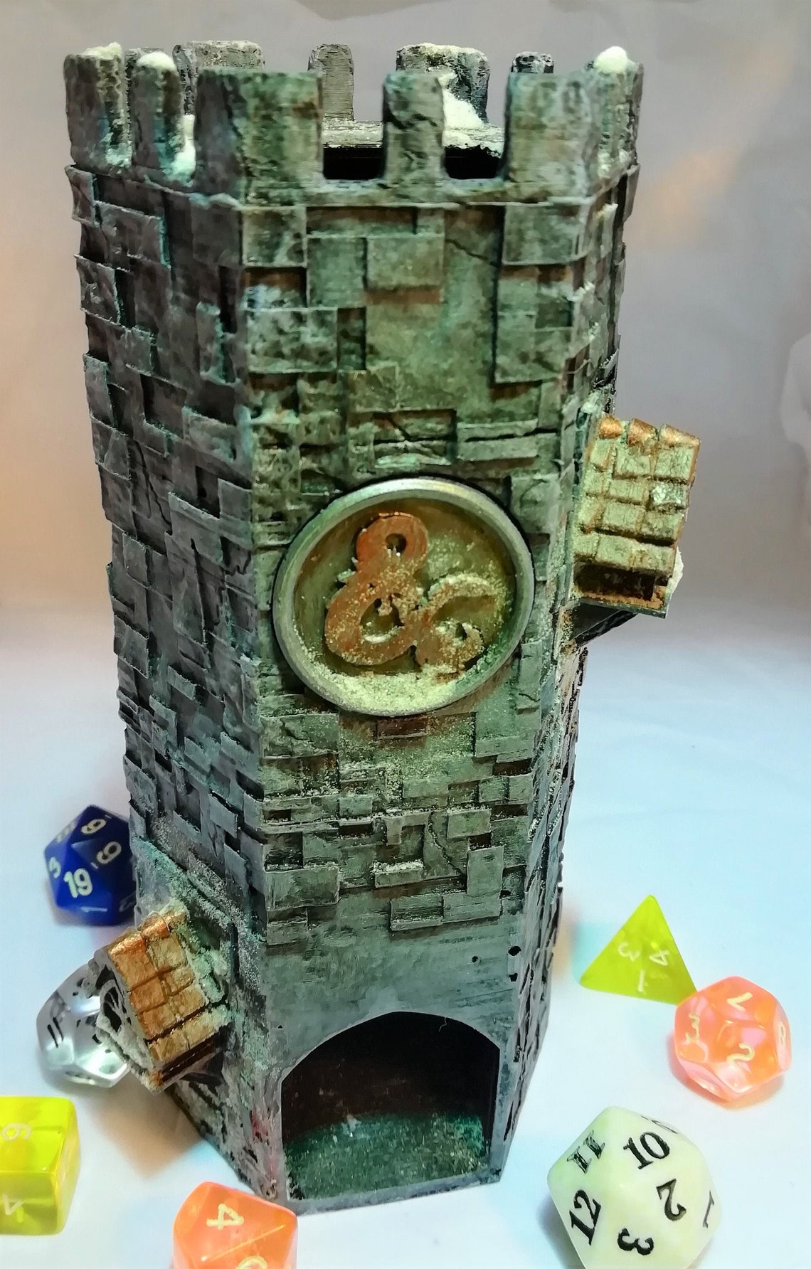 Castle dice tower for Dungeons and Dragons/tabletop games Etsy